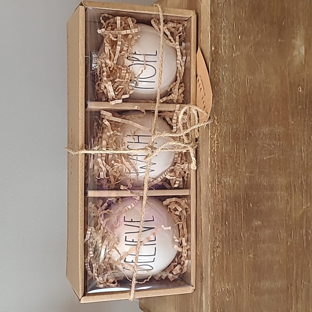 NEW - Rae Dunn Ornament Trio - Picture 1 of 8